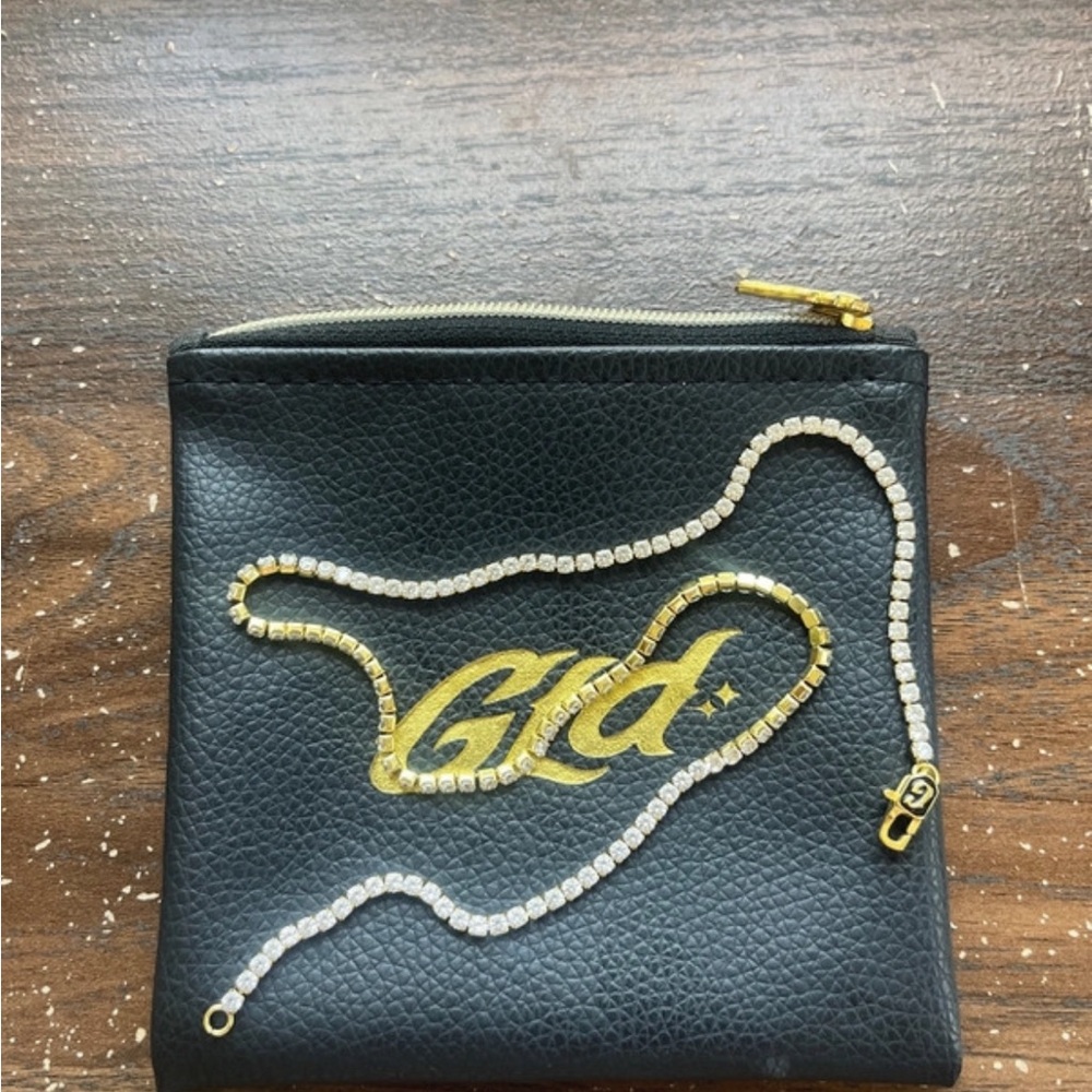 GLD Gold and Crystal Tennis Necklace Set - Elegant Layered Necklaces